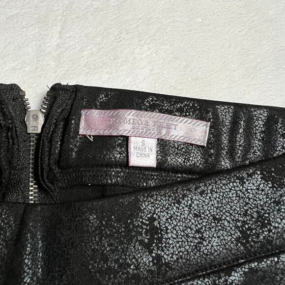 Romeo & Juliet Couture Pull On Coated Ponte Skinny Pants Size Small Rocker - Picture 4 of 10
